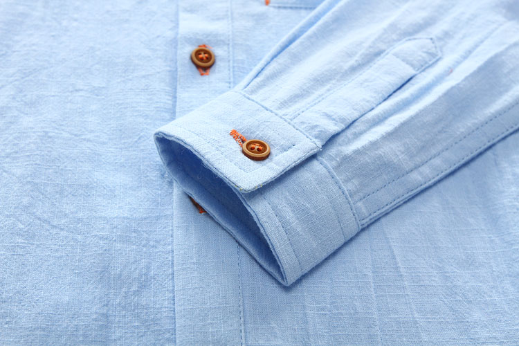 Chemise garcon à manche longue en lin - Ref 2077281 Image 3