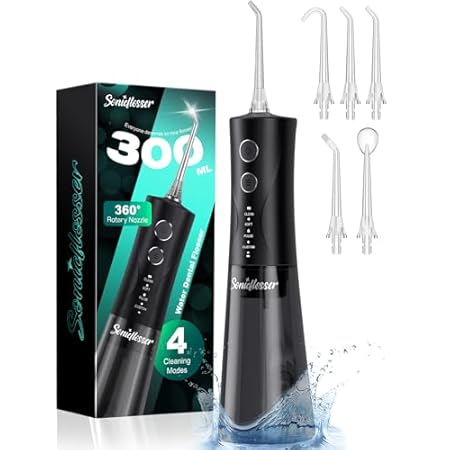 Water Dental Flosser Teeth Pick - 11 Intensity Portable C