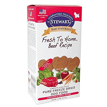 stewart raw natural freeze dried patties