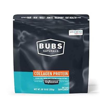 BUBS Naturals Unflavored Collagen Peptides Powder - Best