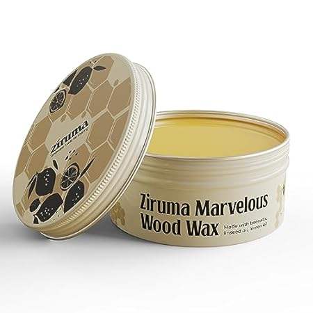 Ziruma Beeswax with Lemon Oil and Linseed Oil for Wood [7