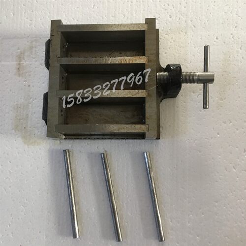 40*100*150三联试模 全钢钢筋锈蚀试模30*30*95mm成型模具 筑龙模
