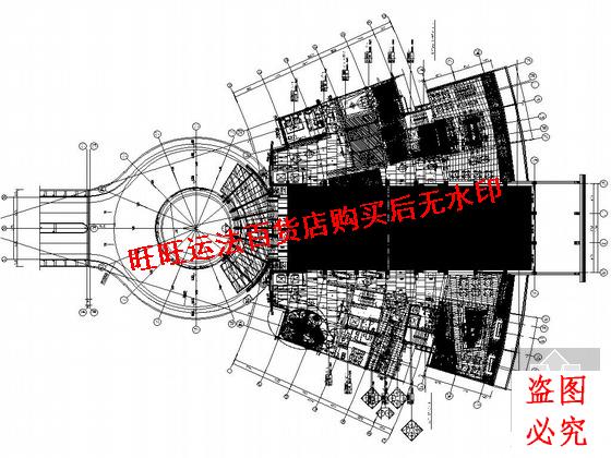 游艇主题五星级专业酒店施工cad图纸（含效果）室内设计装修dwg图