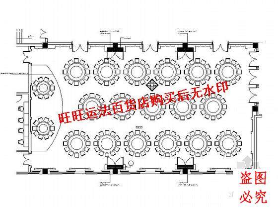 装宴会厅室内装修cad图纸室内设计装修dwg图