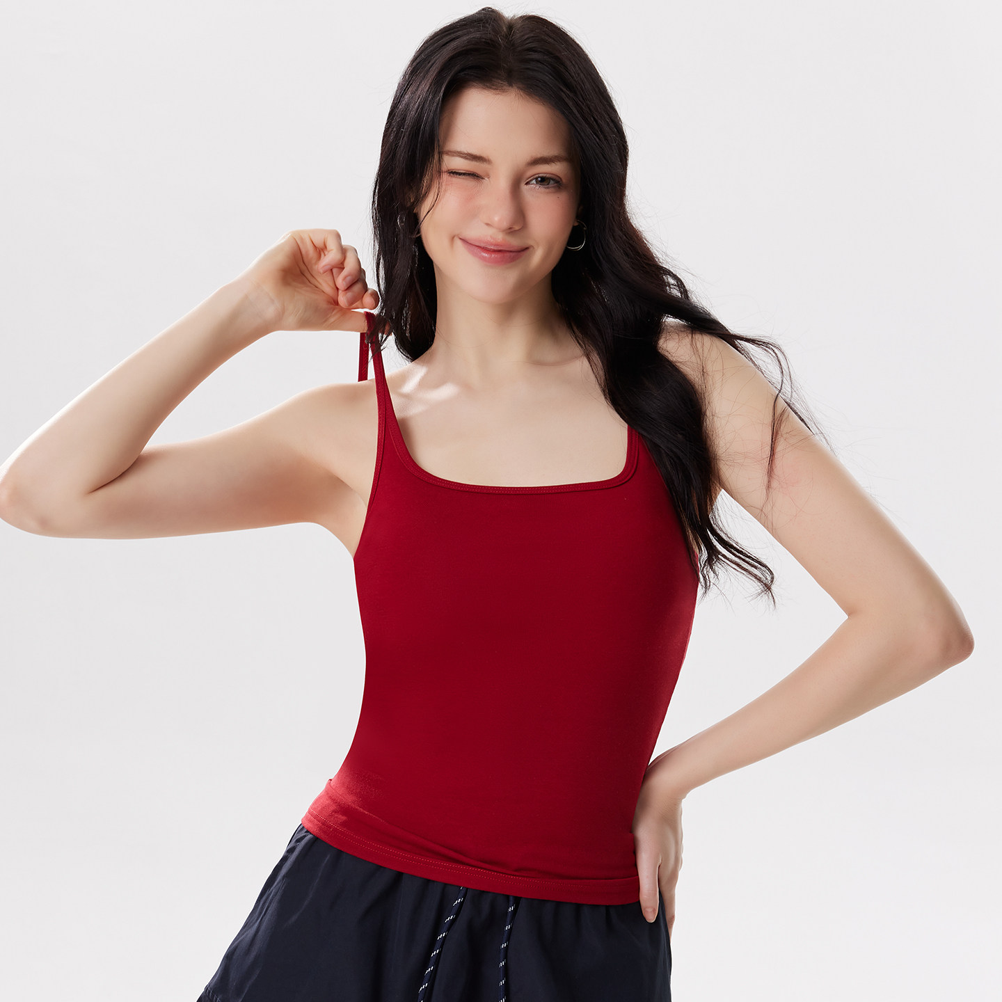 红色本命年保暖背心女带胸垫秋冬加绒吊带一体式免穿文胸内搭打底,女士内衣/男士内衣/家居服,保暖背心,淘宝优惠券,粉丝福利购,淘宝优惠卷