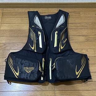 新款日本GAMAKATSU伽玛卡兹GM-2194鱼鳞GoreTex防水矶钓救生衣