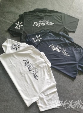 日本Ripple fisher GT章红竿吸汗速干型polo文化衫钓鱼服短袖T恤