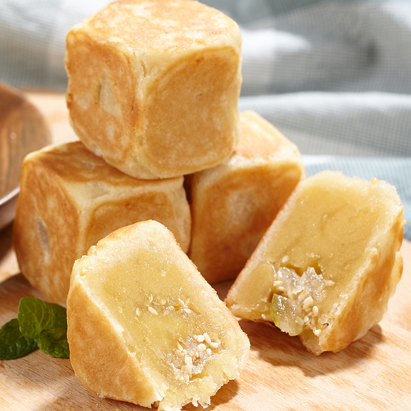 手工饶平宝斗饼薄皮冰皮