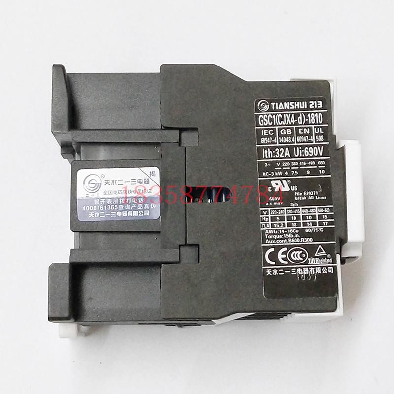 正品GSC1(CJX4-d)-1810天水二一三213交流接触器替代LC1D183.A65