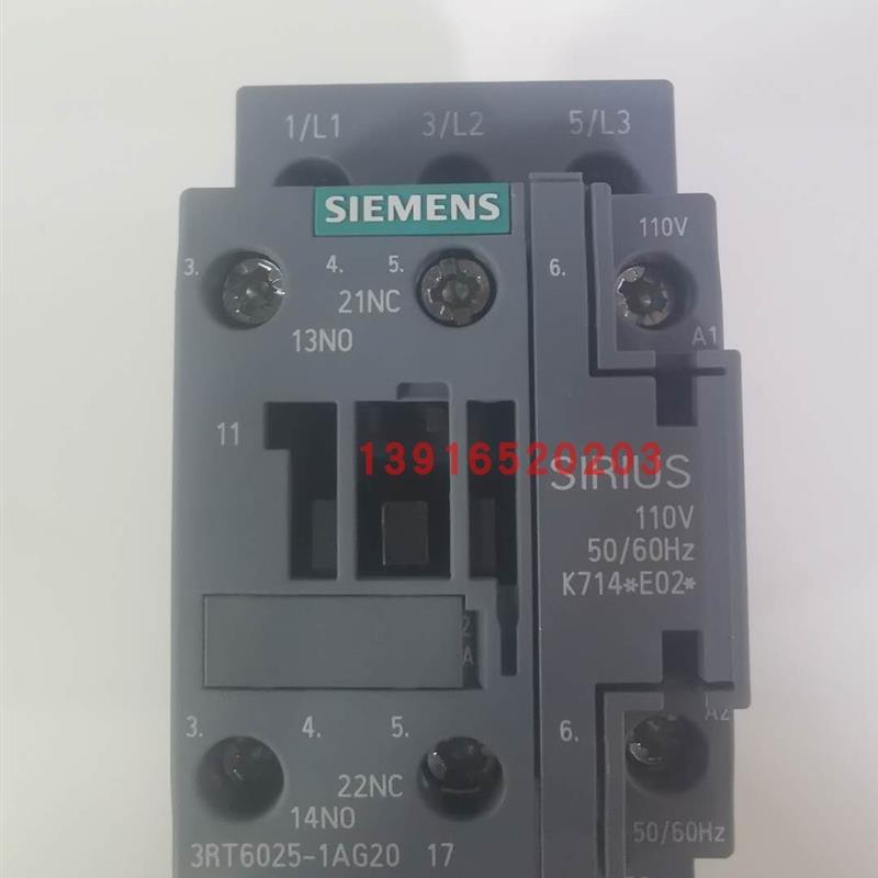 原装正品3RT6025-1AG20AC110V交流接触器3RT60251AG2017A接触器