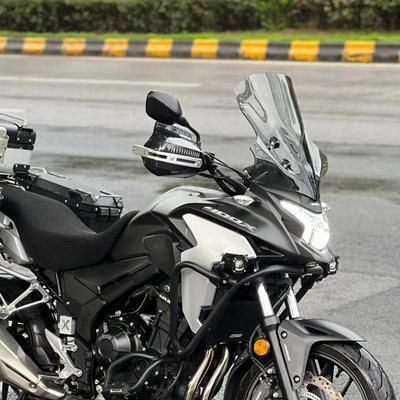 适用本田CB400X前挡风罩配件风挡进口玻璃护胸CB500X挡风玻璃风挡