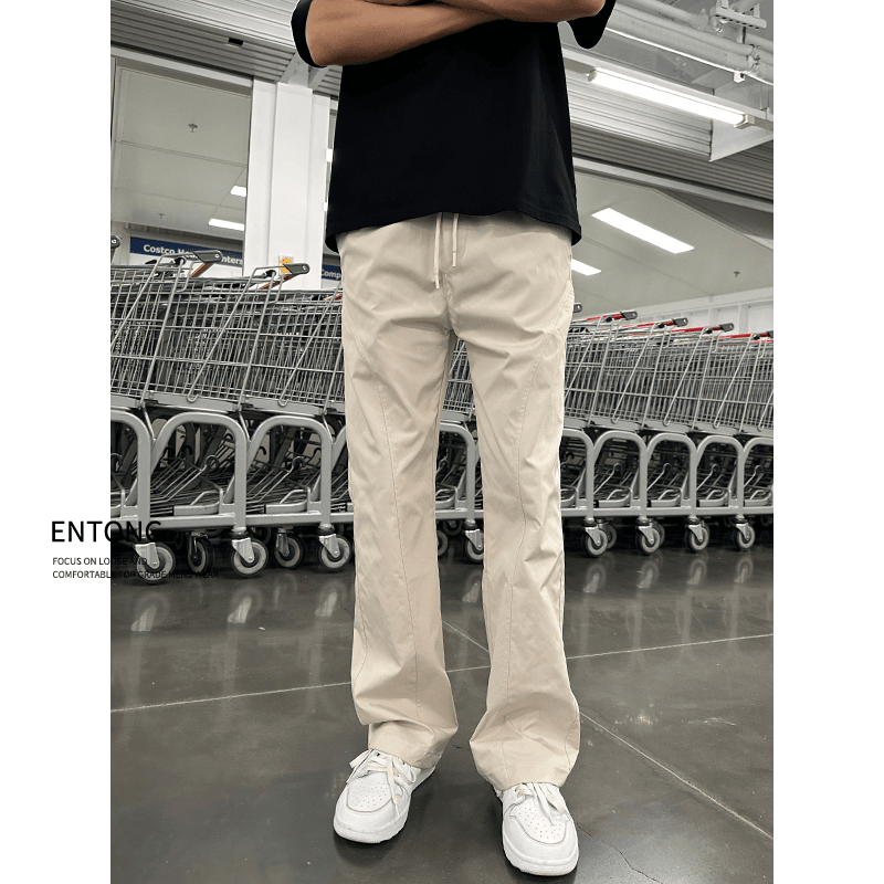 美式薄款高街男款速干休闲裤