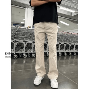 Entong美式薄款高街男款速干休闲裤宽松百搭户外冲锋长裤男士夏季