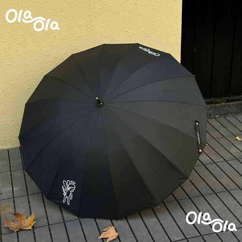 Ola ola | Angel Umbrella |伞上的天使16骨简约遮阳加厚长柄雨伞