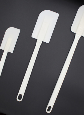 烘焙工具白色大号硅胶刮刀做蛋糕奶油抹刀果浆橡皮铲刀搅拌刮板