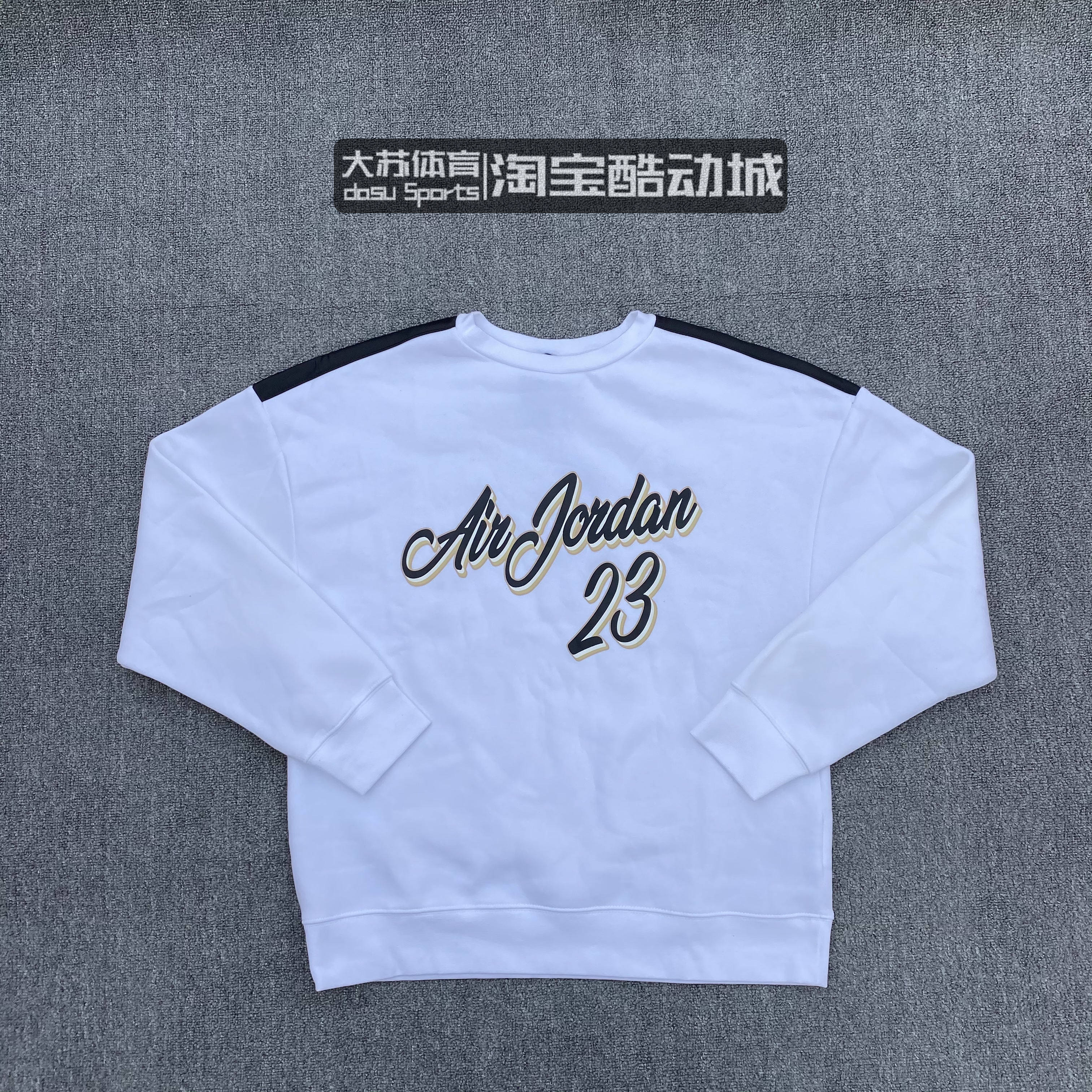 AIR JORDAN AJ11康扣男子篮球运动起绒卫衣长袖套头衫 CT6283-100
