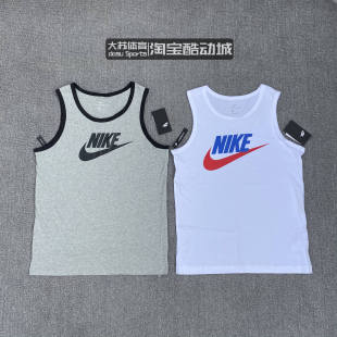 103 T恤背心AR4992 NIKE 耐克男子纯棉针织透气运动休闲健身无袖