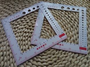 美羊羊手工编织乐园正品编织密度尺多功能毛线织物测量尺棒针测量