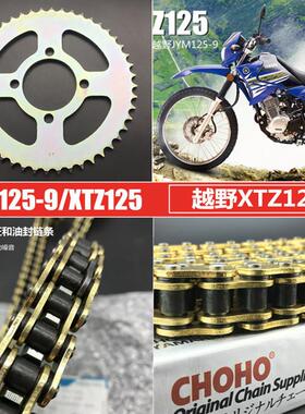 适用于雅马哈摩托车JYM125-9XTZ125原装套链大小飞牙盘油封链条