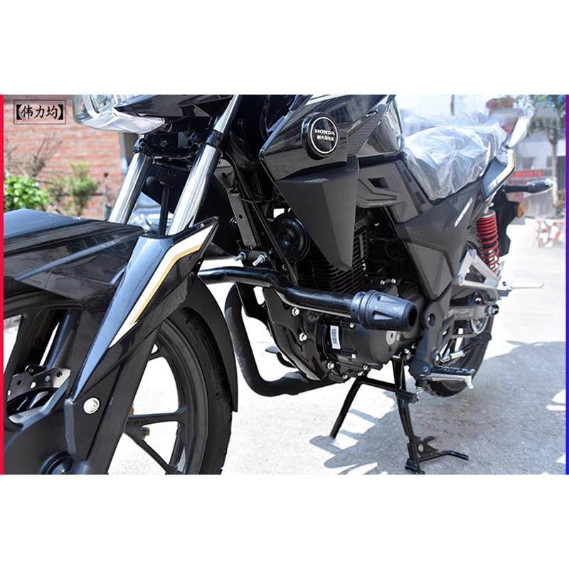 适用于本田CBF150R新战豹SDH150-25保险杠彪影150防摔一字杠改装
