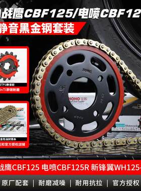 适用本田WH125-11机车大齿盘链轮SDH125-51CBF125R征和油封链条