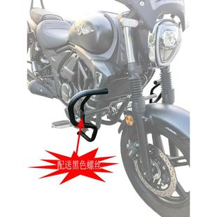 适用新款于旅行版豪爵TR300保险杠防摔前护杠后货架原车无损改装