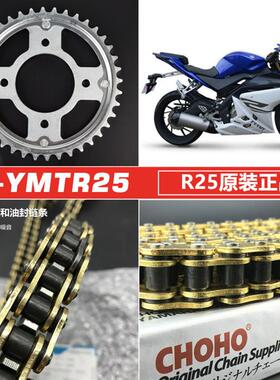 适用于飞鹰R25FY250G摩托车前后牙盘链轮三件套征和油封链条