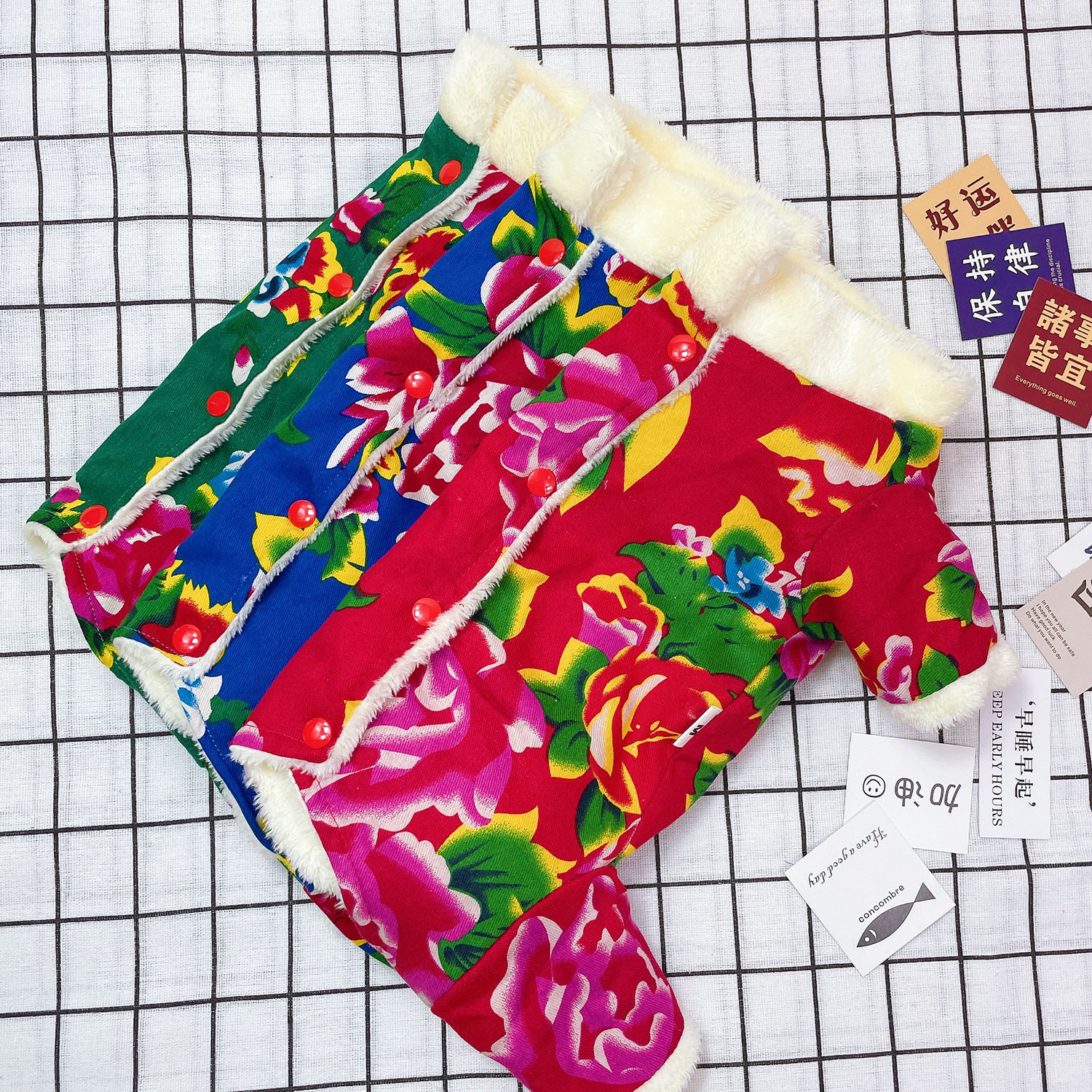 其他猫狗纯棉东北大花袄棉包肚