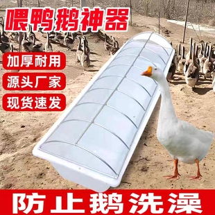 养鸡专用食槽自动喂食器散养鸡喂鸡神器鸡鸭鹅打不翻鸡饲料鸡食盆