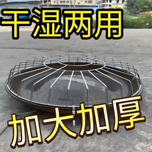 新型自动喂鸡食槽料槽喂食饲料盆采干湿两用加厚牛筋水槽耐摔耐用