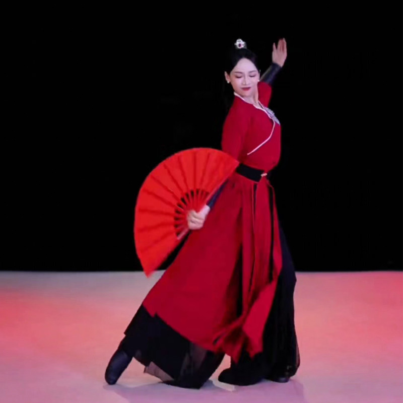 雪龙吟古典舞中国风打鼓服太极剑图片