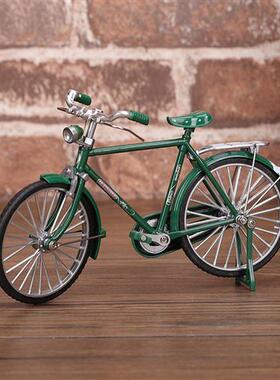 BK9K二八大杠自行车模型迷你金属仿真老式单车手办复古怀旧老