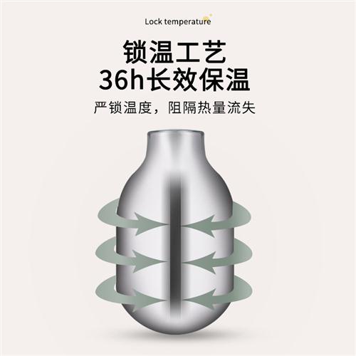 RI0T龙仕翔保温壶家用玻璃内胆暖水壶热水壶大容量便携学生宿舍保