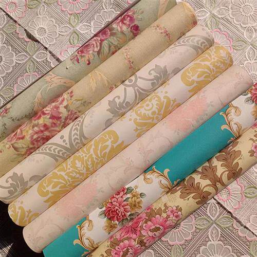 自粘墙纸卧室餐厅自粘壁纸欧式花自贴墙纸客厅自贴壁纸一件代发