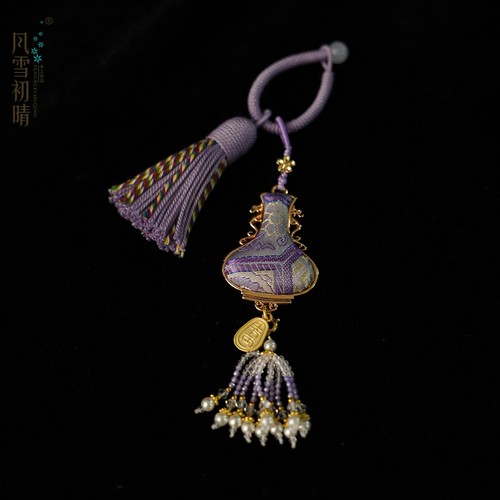 风雪初晴   云瓶包包链手工古风饰品百搭时尚