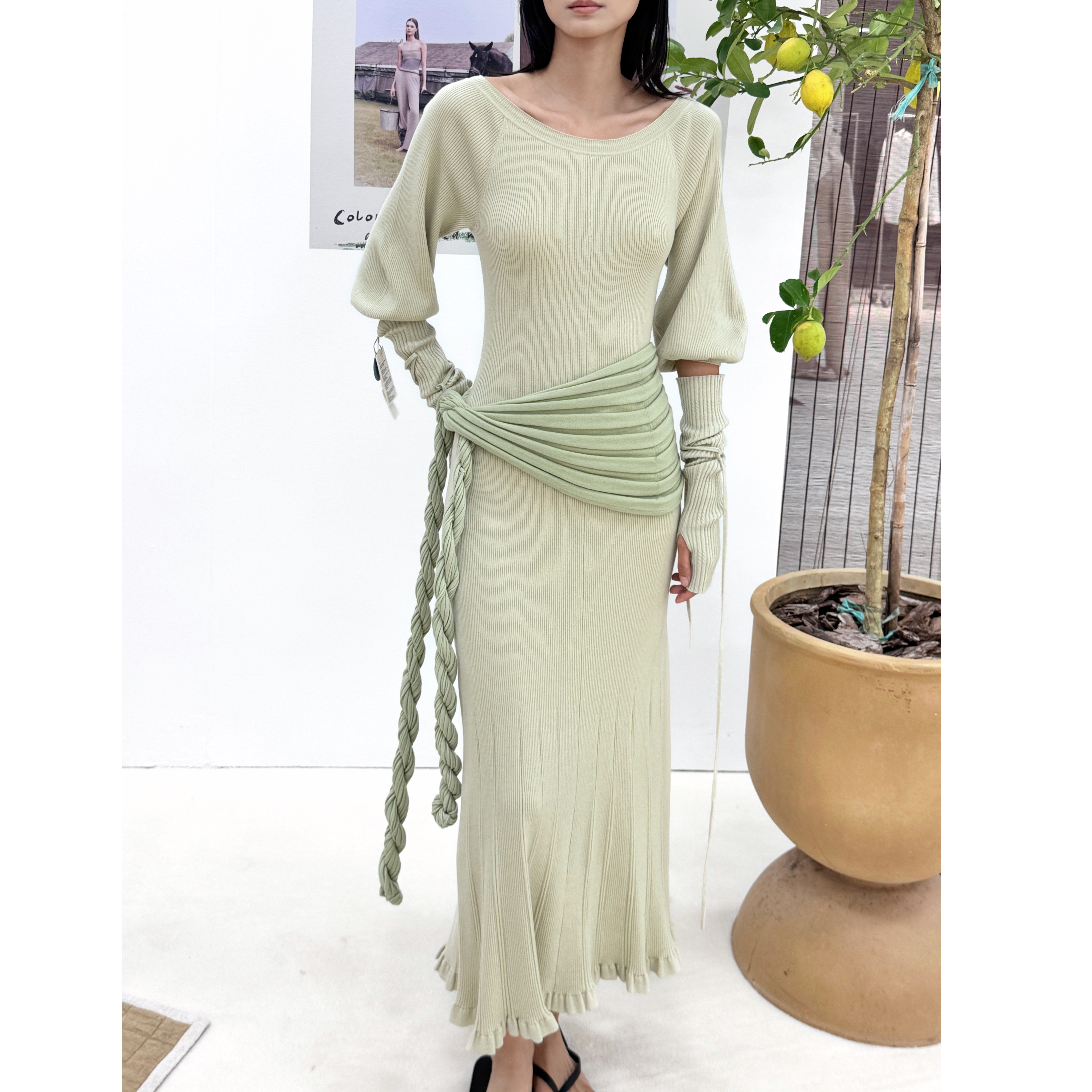 o cloche code_灯笼袖连衣长裙_90%美丽奴羊毛10%弹力纤维,女装/女士精品,时尚套装,淘宝优惠券,粉丝福利购,淘宝优惠卷