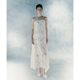 生日礼服高级感 镂空蕾丝花边连衣裙长款 CAMEYLIU 2026早春SS