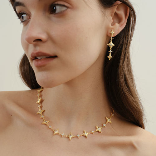 星星锆石项链INCHEDITION