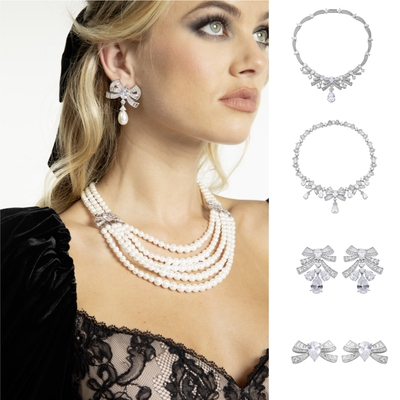 【张元英同款】Nana Jacqueline24AW 蝴蝶结链戒指耳钉耳环