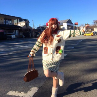 秋冬小熊 2025AW 毛衣作品 系列 13DE 窗外景色毛衣开衫 MARZO