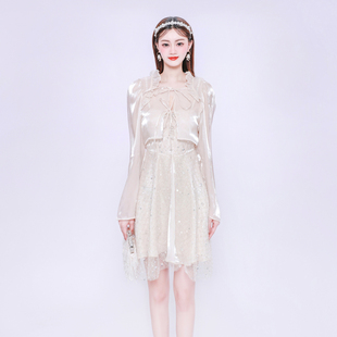 清货折L 光系带荷叶边防晒开衫 Susan 春夏新款 连衣裙 Lazar