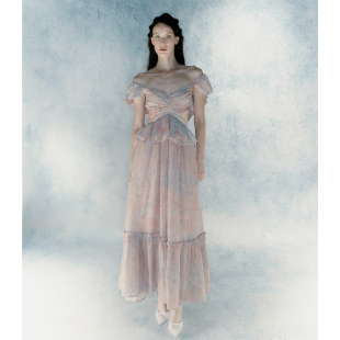 复古露腰梦幻连衣裙礼服 超仙法式 CAMEYLIU 2026早春SS