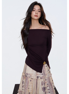 Aimme sparrow25FW 可持续时髦法式打底上衣波西米亚荷叶边半身裙