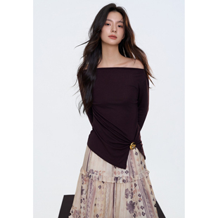 打底上衣波西米亚荷叶边半身裙 可持续时髦法式 Aimme sparrow25FW