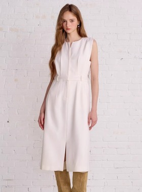 Aimme sparrow25FW 黑色收腰连衣裙