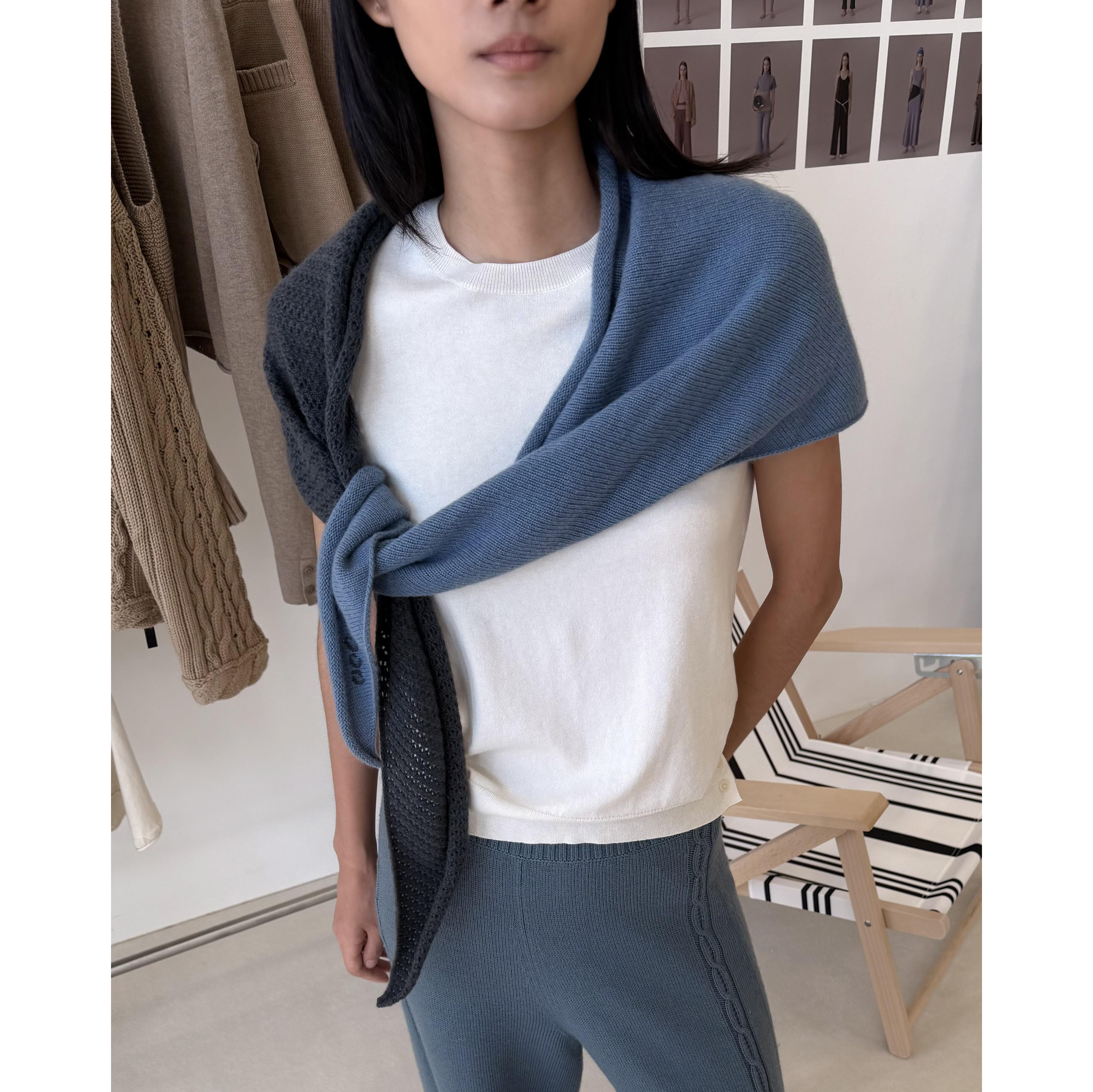 o cloche code 25年 羊绒双拼三角巾_90美利奴羊毛10%弹力纤维