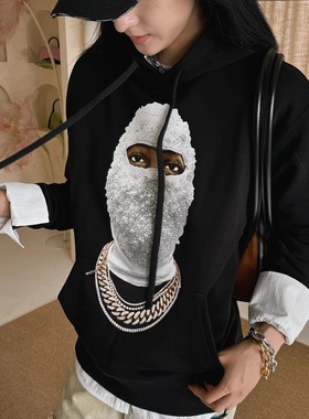 【3折清货】IH NOM UH NIT 怪奇物语黑色珍珠蒙面人侃爷卫衣