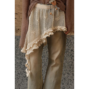 Shelle Artiste 手钩荷叶围裙