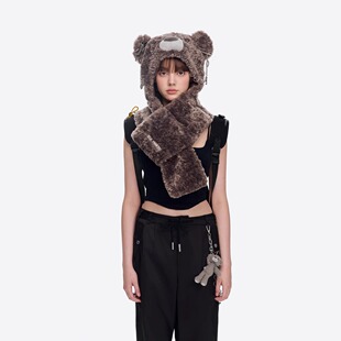 MARZO 金属链条系列 2025AW 新款 链条玩偶围巾帽子 秋冬 13DE