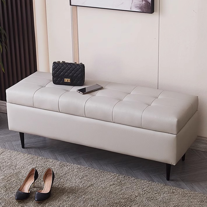 入户换鞋凳门口可坐家用收纳凳长条沙发凳长方形床尾凳储物服装店